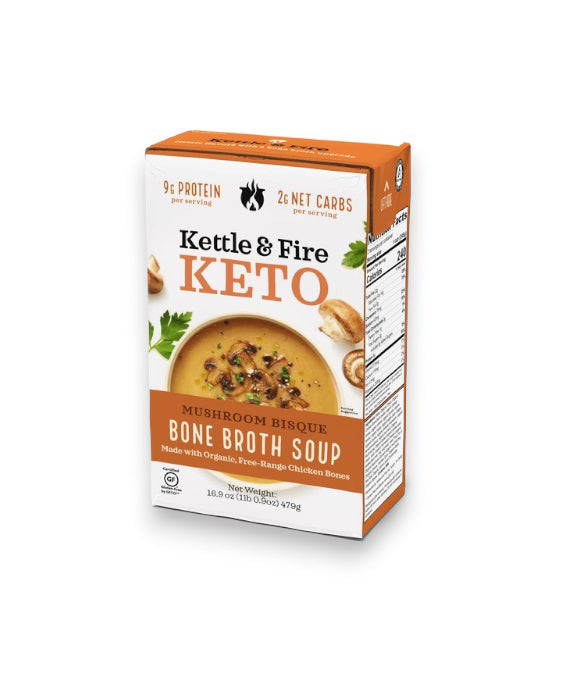 KETTLE & FIRE - MUSHROOM BISQUE KETO SOUP