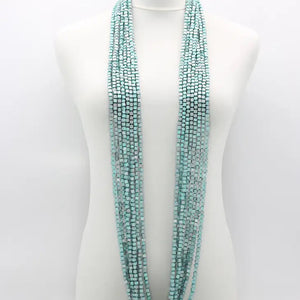 PASHMINA NECKLACE HAND PAINTED 10 STRAND