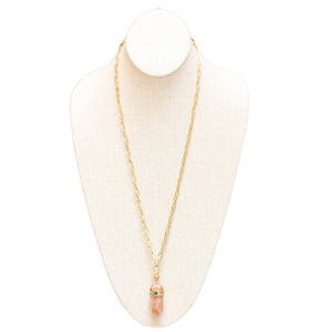 PENDANT NECKLACE (PINK)