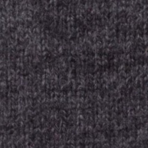 Close-up of the KINROSS Mens Cashmere Doubleknit Shirt Jacket in dark gray, featuring a textured, woolen appearance. The visible stitches form a dense and cozy 12gg pattern.