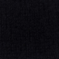 A close-up of the black KINROSS CASHMERE - RUFFLE TRIM WRAP. The slightly rough texture, similar to a ruffle trim, is uniformly dark, embodying versatile styling.