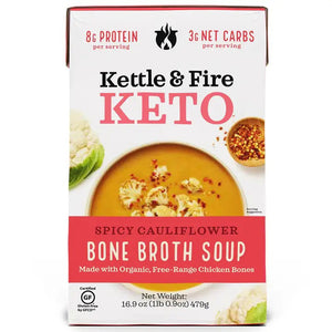 KETTLE & FIRE - SPICY CAULIFLOWER KETO SOUP