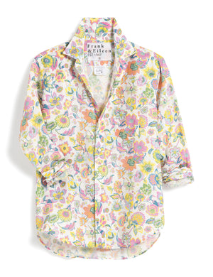 FRANK AND EILEEN - EILEEN RELAXED BUTTON UP IN MUTLI COLOR FLORAL