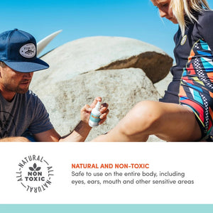 A white spray bottle labeled "ACTIVE SKIN REPAIR - SPRAY ACTIVE SKIN REPAIR" sits at the center of a gray background. Below it, professional mountain biker Brian Lopes shares his testimonial, praising the effectiveness of this hypochlorous (HOCl) formula from ACTIVE SKIN REPAIR for various skin issues and wound care.