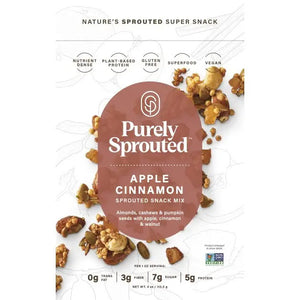 PURELY SPROUTED - APPLE CINNAMON SPROUTED SNACK MIX