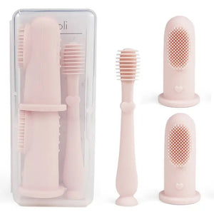 BABY FINGER TOOTHBRUSH AND TONGUE CLEANER SET