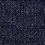 A close-up of the dark blue wool fabric from the BASE MILANO - DROP SHOULDER V NECK WOOL SWEATER, highlighting its intricate woven texture. Made in Italy by BASE MILANO.