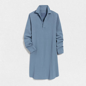 FRANK AND EILEEN - NICOLE POPOVER HENLEY DRESS IN HERITAGE JERSEY