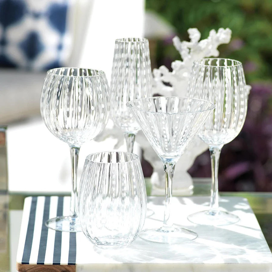 FLUTED TEXTURED MARTINI GLASS - Fearrington Village