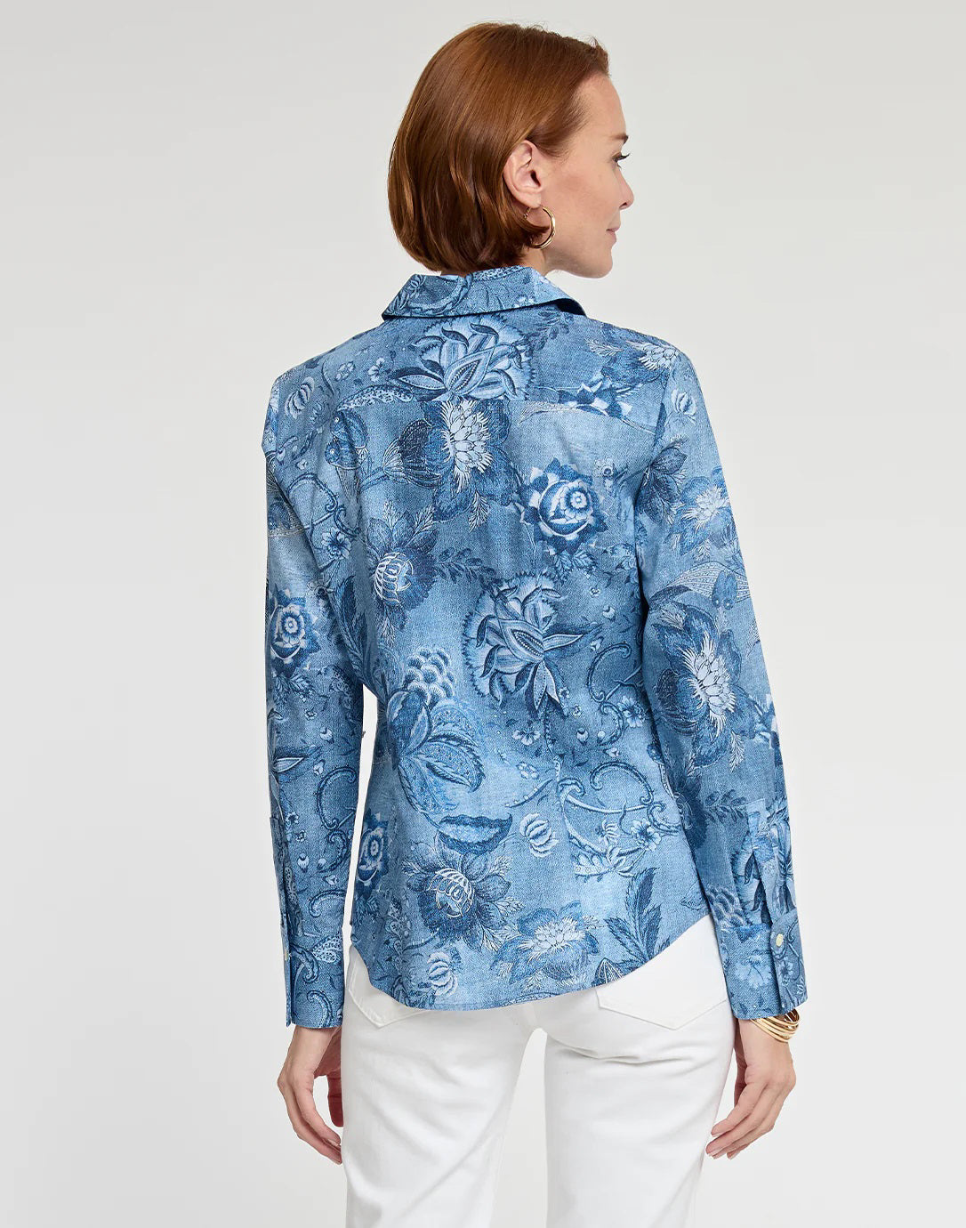 HINSON WU - DIANE SHIRT IN PASSIONFLOWER PRINT
