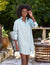 FRANK AND EILEEN - MARY CLASSIC SHIRTDRESS IN CLASSIC BLUE TATTERED WASH