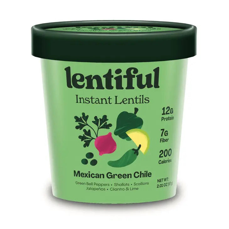 LENTIFUL - MEXICAN GREEN CHILE INSTANT LENTILS