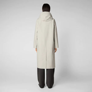 SAVE THE DUCK - ASIA HOODED TRENCH COAT