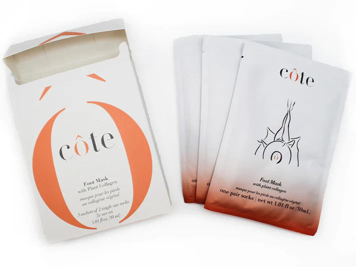 COTE - FOOT MASK WITH COLLAGEN 3 PACK