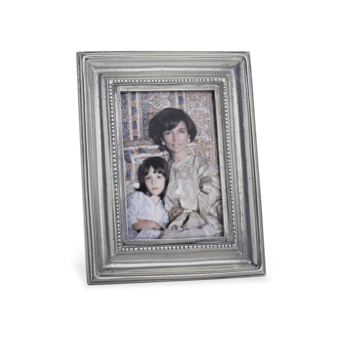 Showcase a cherished memory in the elegant MATCH - TOSCANA RECTANGULAR PEWTER PHOTO FRAME by MATCH, perfect as a personalized gift for any occasion.