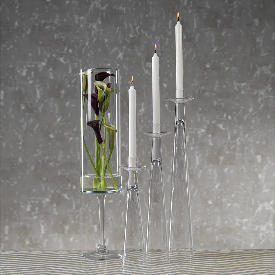 AMIN GLASS CANDLEHHOLDER - SMALL