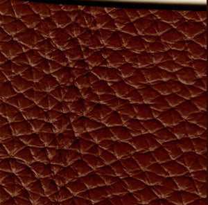 Close-up of the SEVENTY VENEZIA crossbody bag's surface, resembling premium brown pebbled leather with a rugged pattern of interconnected ridges and grooves.