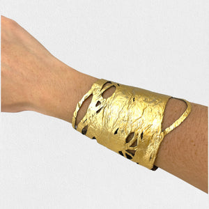 ILLUSIONISM BRACELECT IN GOLD AND SILVER (REVERSIBLE)