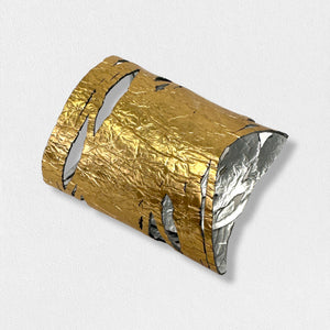 ILLUSIONISM BRACELECT IN GOLD AND SILVER (REVERSIBLE)