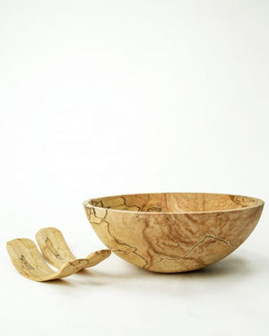 SPALTED AMBROSIA ROUND BOWL 15